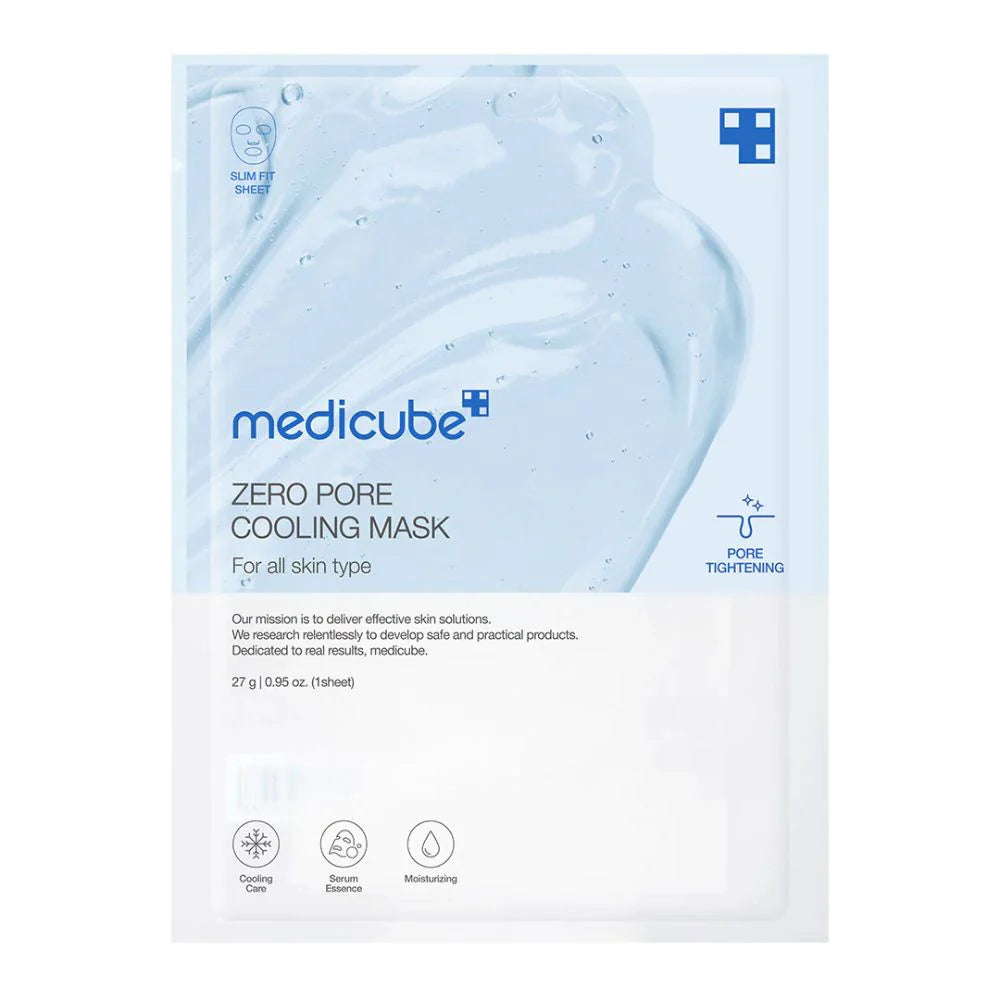 K Beauty - Medicube Zero Pore Cooling Mask - Pore Tightening- Pack Of 1