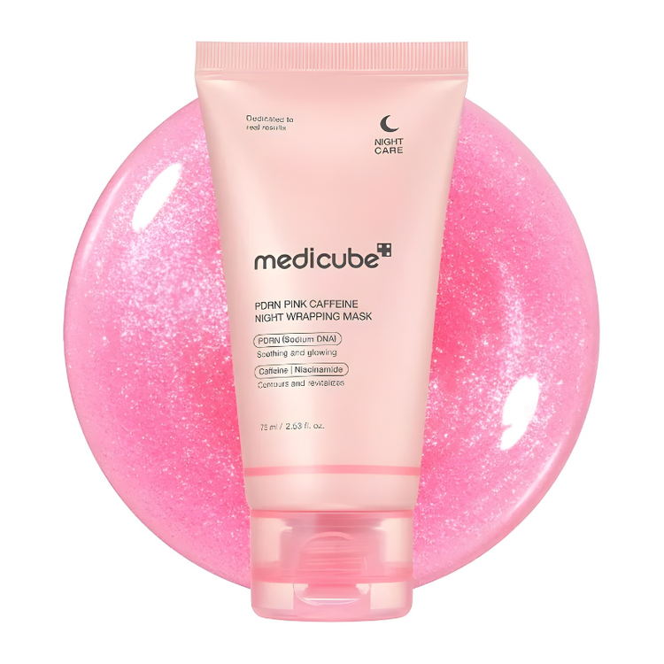 K Beauty - Medicube PDRN Pink Caffeine Night Wrapping Mask 75ml