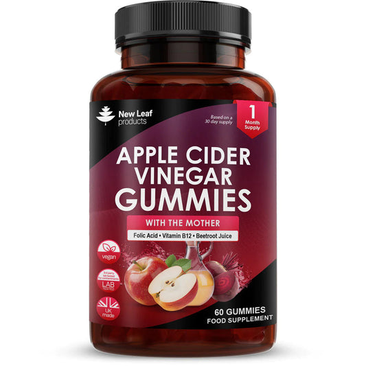 Apple Cider Vinegar Gummies 1000mg Enhanced with Vitamin B12