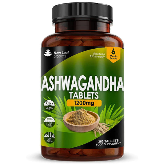 Ashwagandha Tablets 1200mg - 6 Months Supply