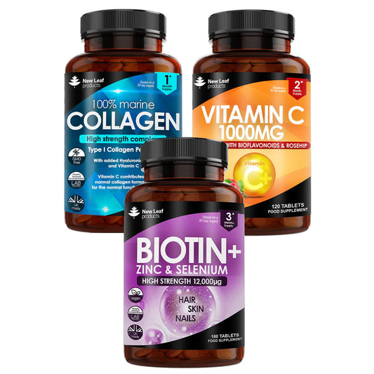 Beauty Value Bundle - Hair Skin And Nails - Collagen Biotin