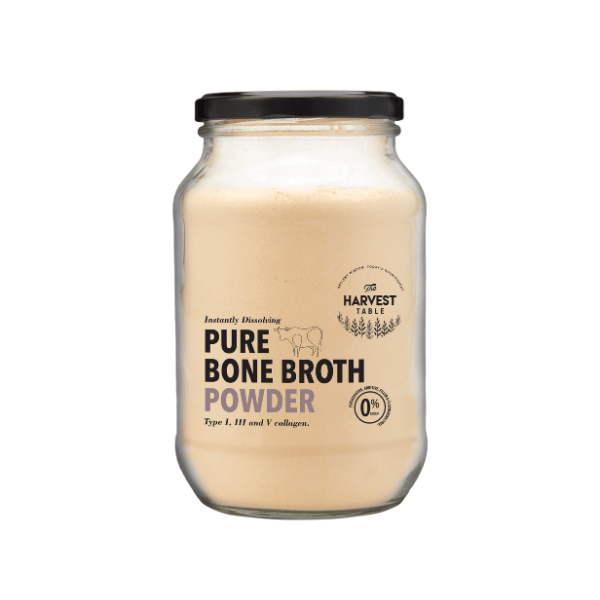 The Harvest Table - Instantly Dissolving Beef Bone Broth Powder 350g