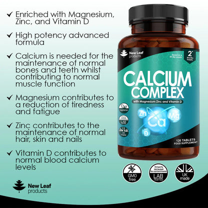 Calcium Complex - Calcium Magnesium Zinc & Vitamin D - 2