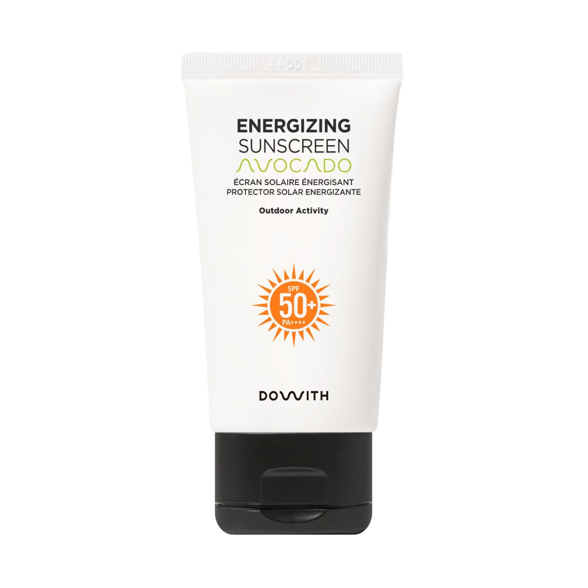 DOWITH ENERGIZING SUNSCREEN AVOCADO 50ml - skin care