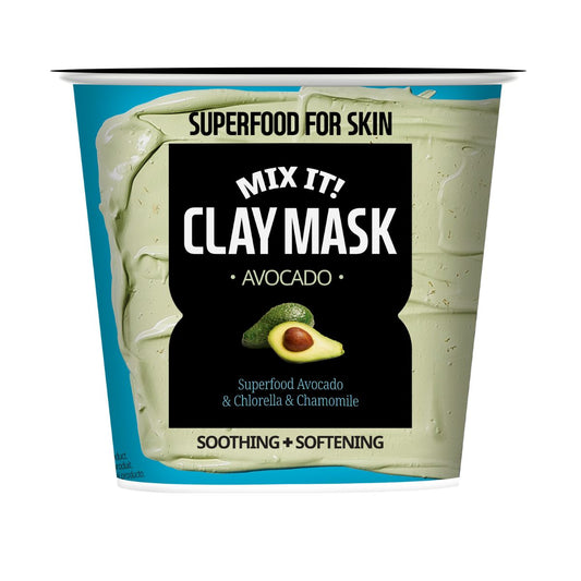 FARMSKIN SUPERFOOD AVO – SOOTHING AND SOFTENING MIX IT CLAY
