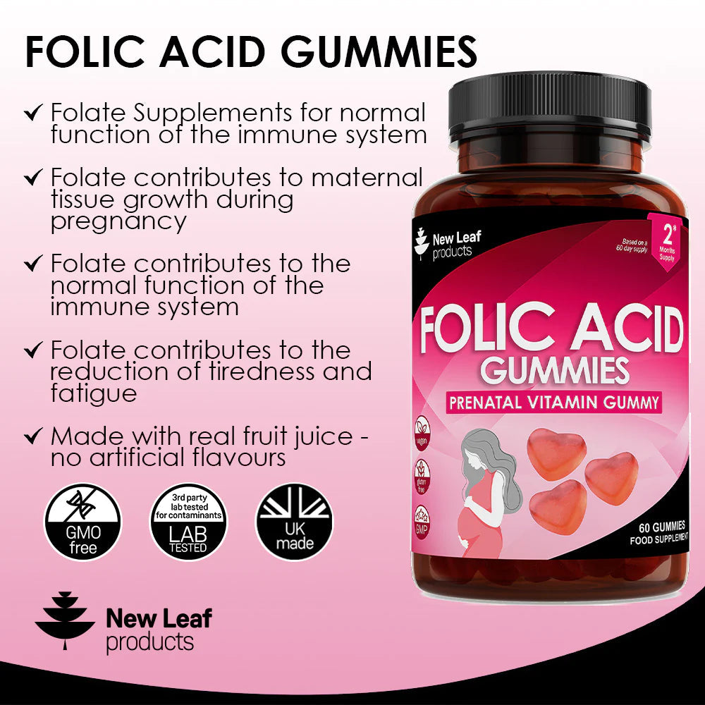 Folic Acid Gummies - 2 Months Supply