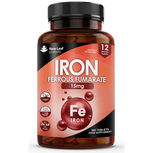 Gentle Iron Tablets - Ferrous Fumarate - 1 Year Supply