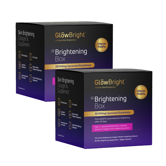 Glow Bright - 30000mg Glutathione Brightening Box - Double