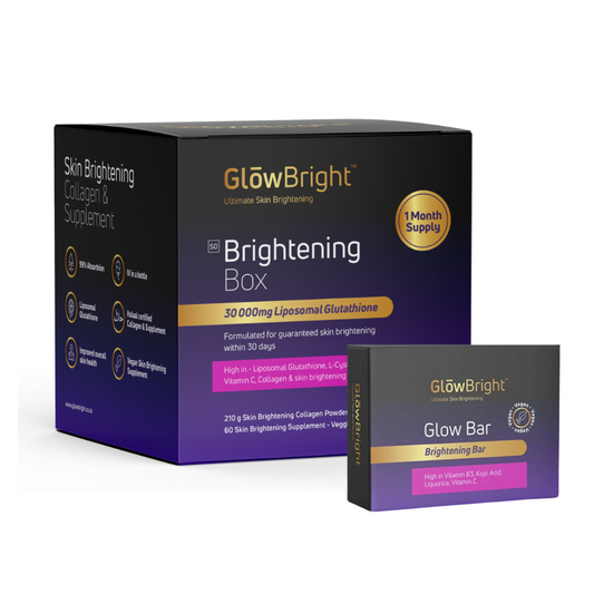 Glow Bright - 30000mg Glutathione Brightening Box &