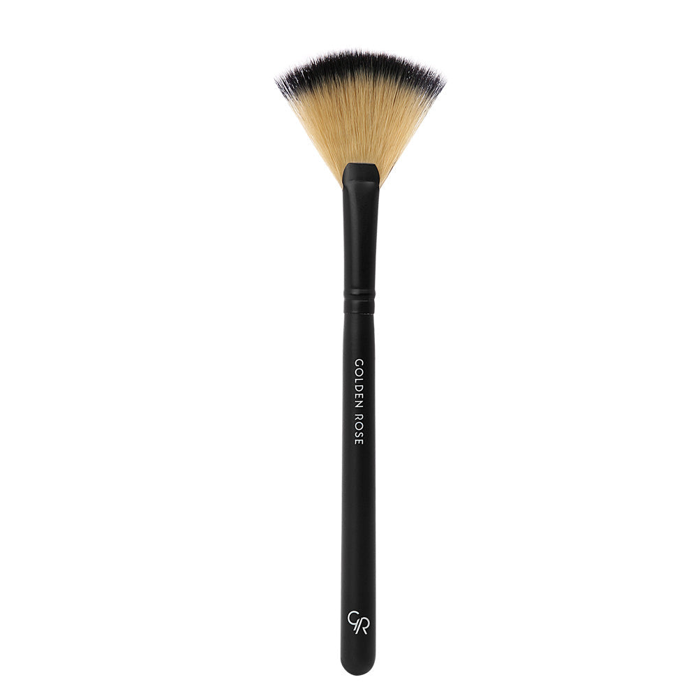 Golden Rose Fan Brush - KolorzOnline