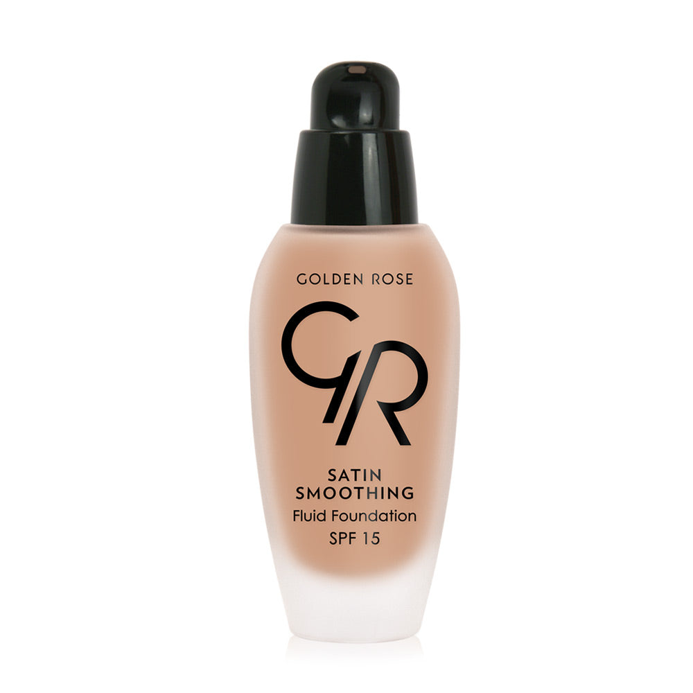 Golden Rose Satin Smoothing Fluid Foundation (SPF 15) - Shade 30 - KolorzOnline