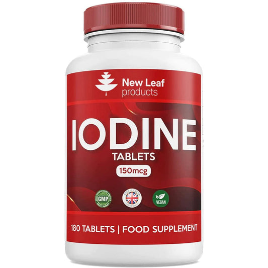 Iodine Tablets 150mcg - Thyroid Health - 6 Months Supply