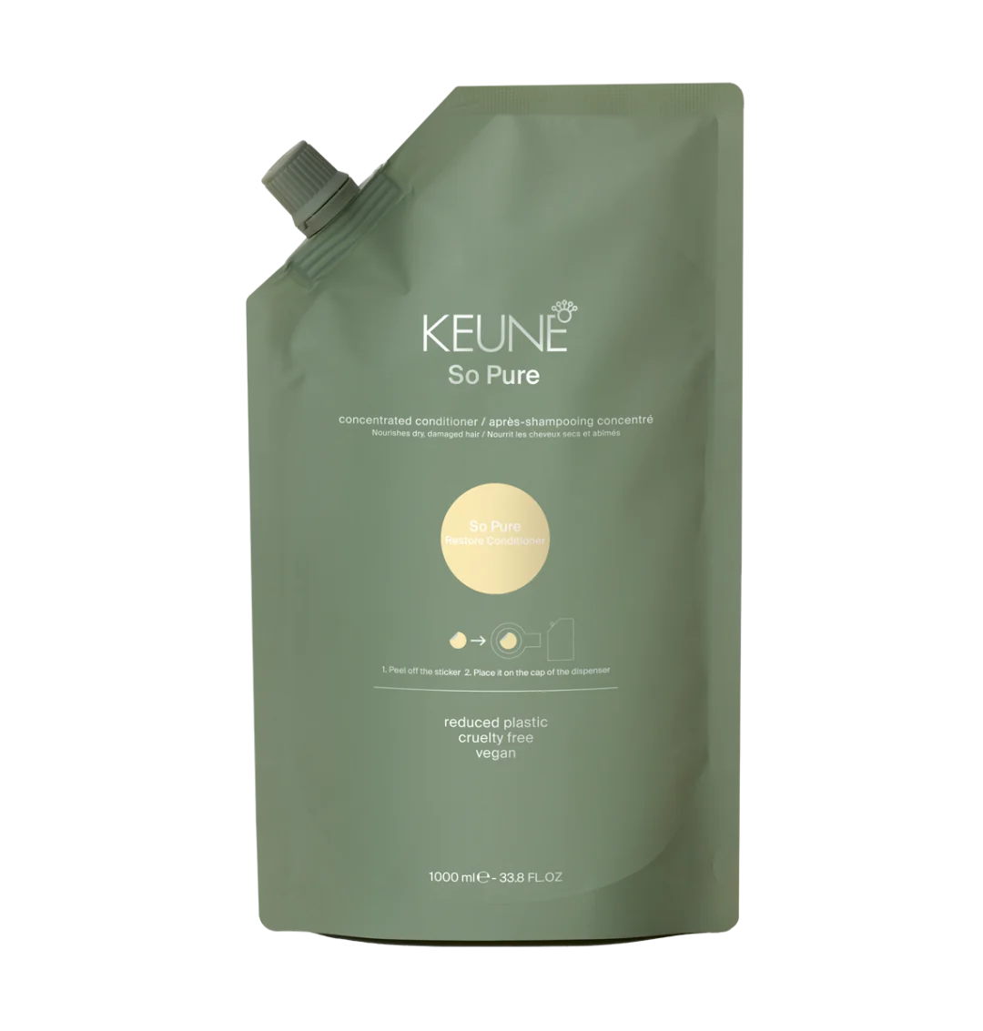 Keune SO PURE RESTORE CONDITIONER REFILL (1000ml) - Hair