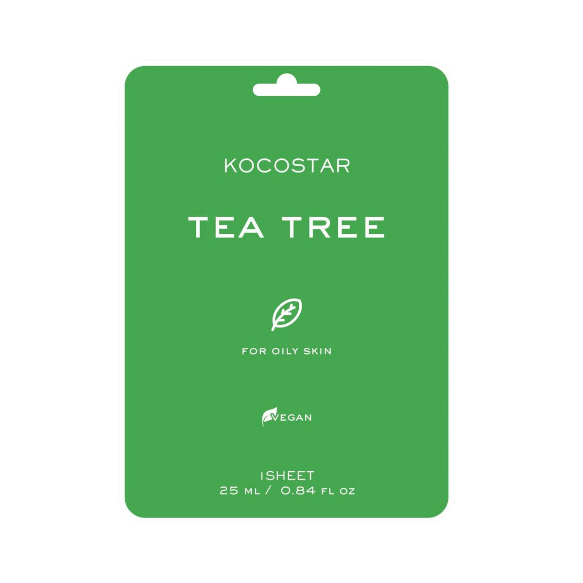 KOCOSTAR 4 MASK SERIES – TEA TREE SINGLE - skin care