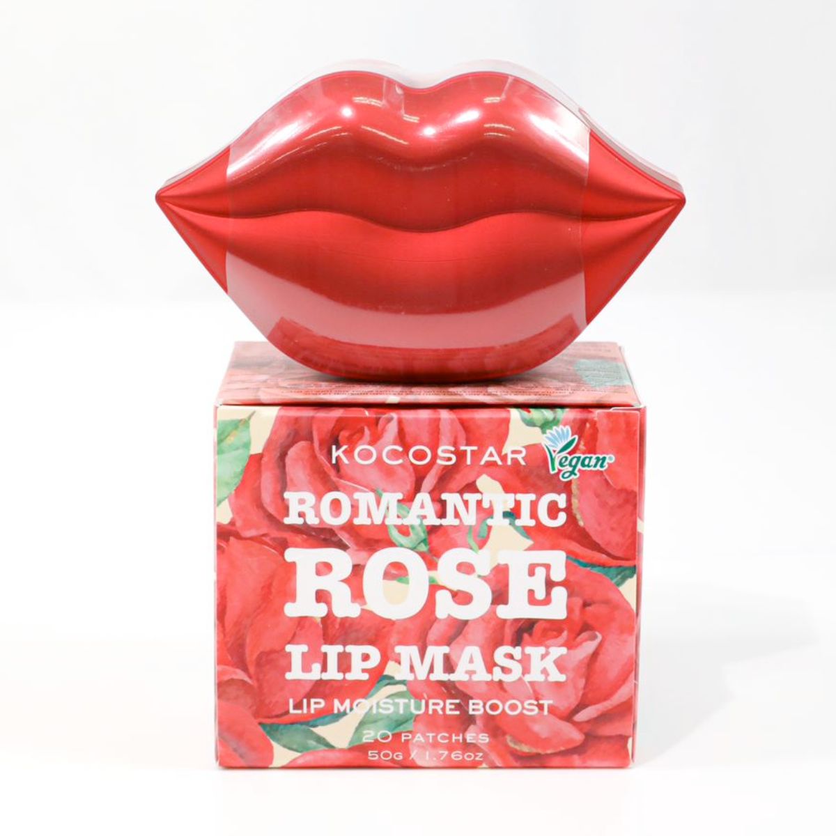 KOCOSTAR LIP MASK ROMANTIC ROSE JAR – 20 PATCHES - skin care