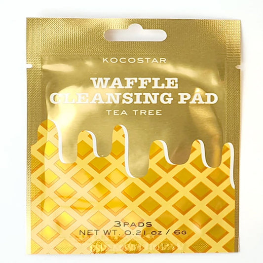 KOCOSTAR WAFFLE CLEANSING PAD SINGLE - skin care