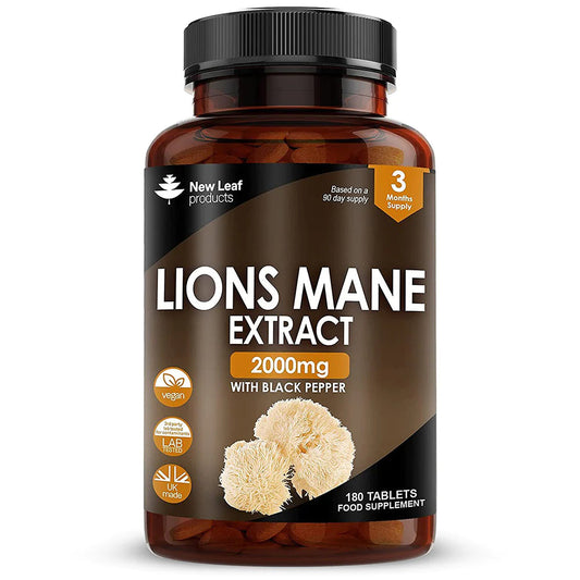 Lions Mane 2000mg - 3 Months Supply