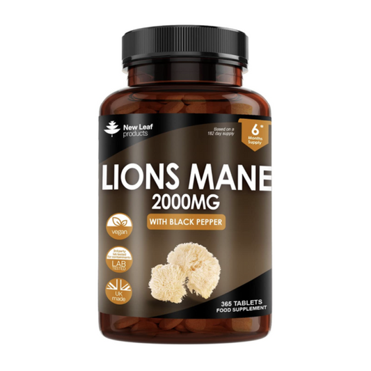 Lions Mane 2000mg - 6 Months Supply