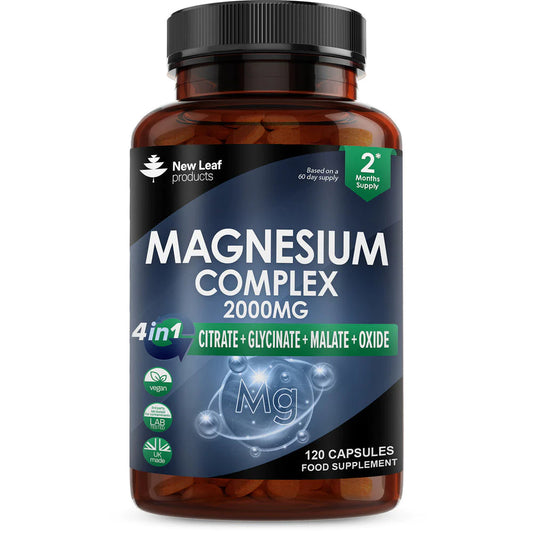 Magnesium Complex 4-in-1 2000mg High Strength Capsules (2