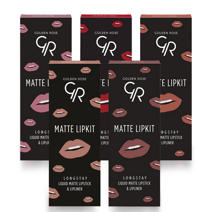 Golden Rose Matte Lip Kit - Rose Taupe – KolorzOnline Golden Rose Matte Lip Kit - Rose Taupe – KolorzOnline