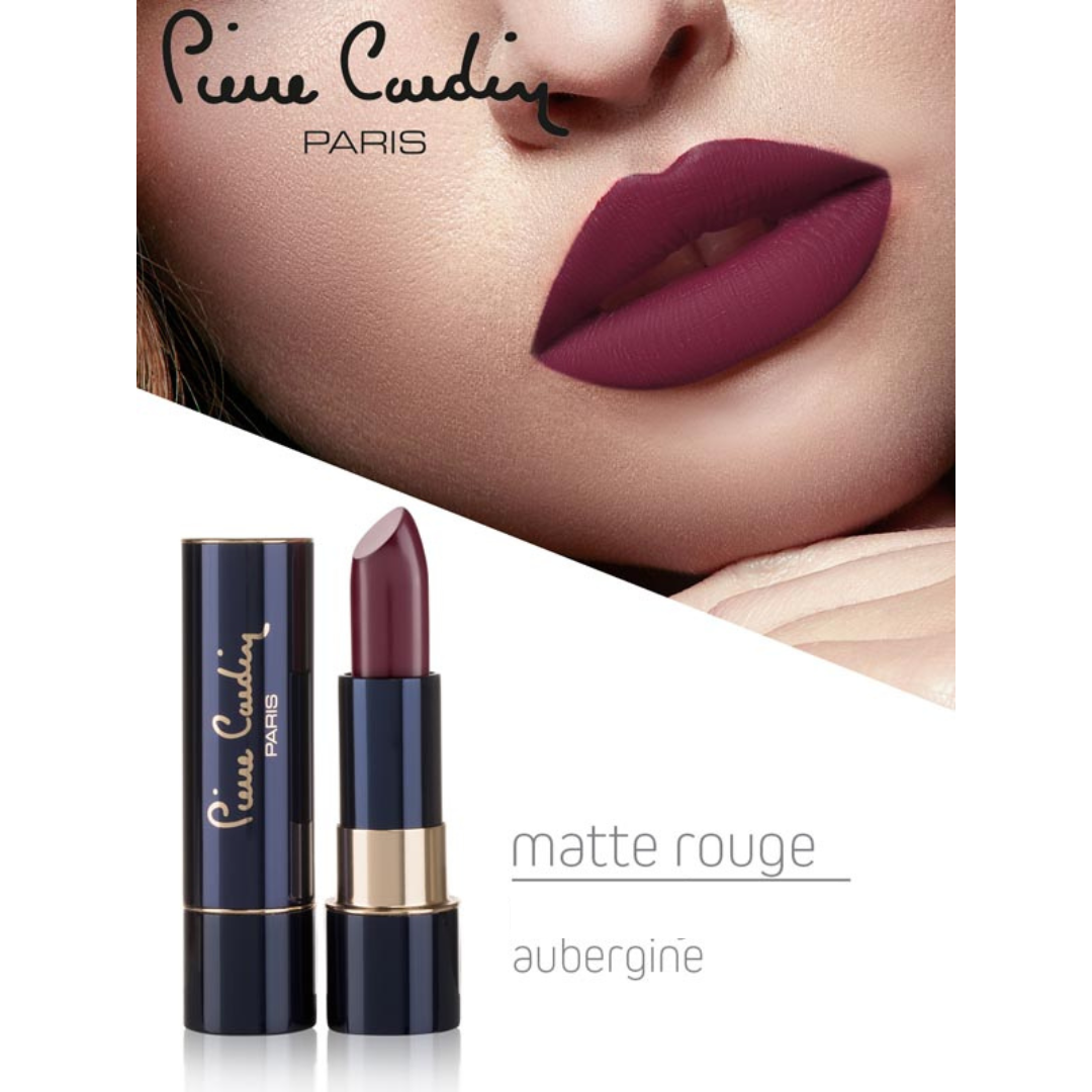 Matte Rouge Lipstick - Aubergine