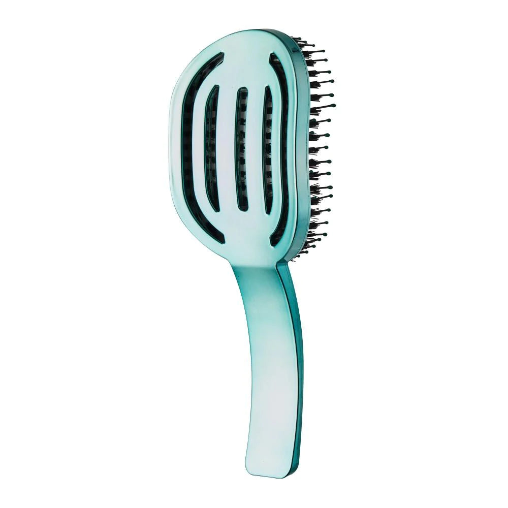 Moyoko - Hailo Detangling Brush - Blue Chrome