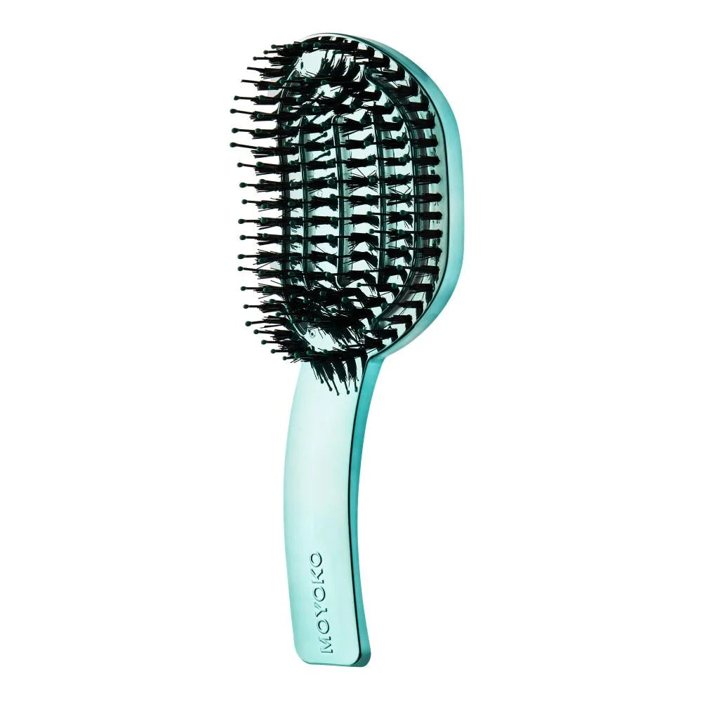 Moyoko - Hailo Detangling Brush - Blue Chrome