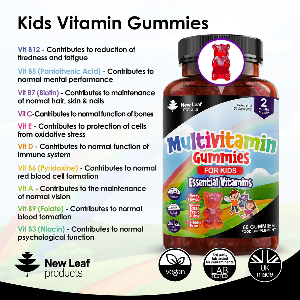 Multivitamin Gummies For Kids - 2 Months Supply
