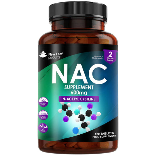 NAC N-Acetyl-Cysteine 600mg - 2 Months Supply