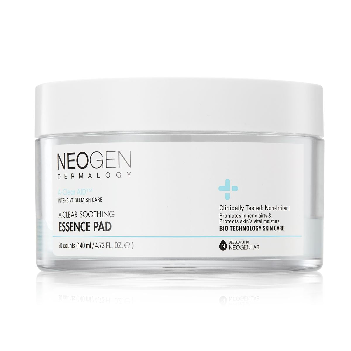 NEOGEN A-CLEAR SOOTHING ESSENCE PAD 20 PADS - skin care