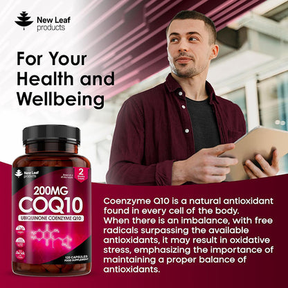 New leaf - coQ10 Supplements 2 Months Supply