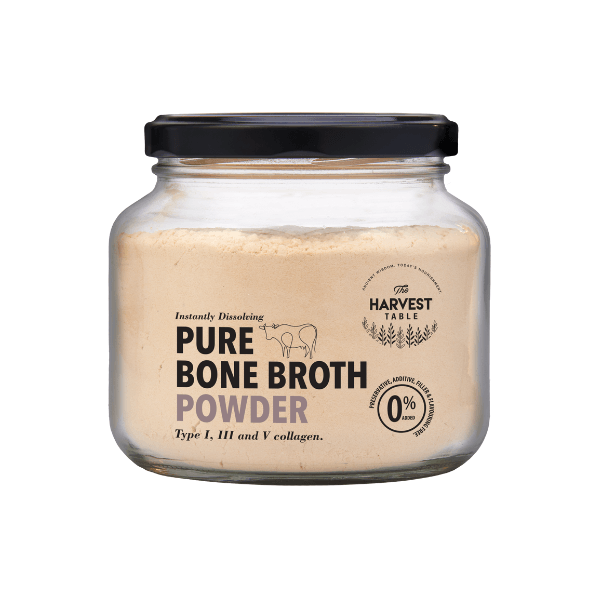 The Harvest Table - Instantly Dissolving Beef Bone Broth Powder 180g