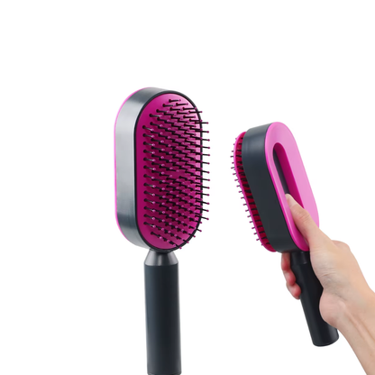 3D Self Cleaning Brush - Purple