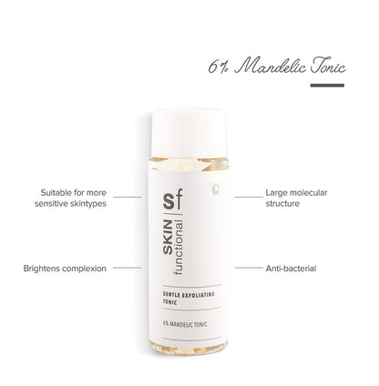 Skin Functional - Gentle Exfoliating Tonic 6% Mandelic Tonic (100ml) - KolorzOnline