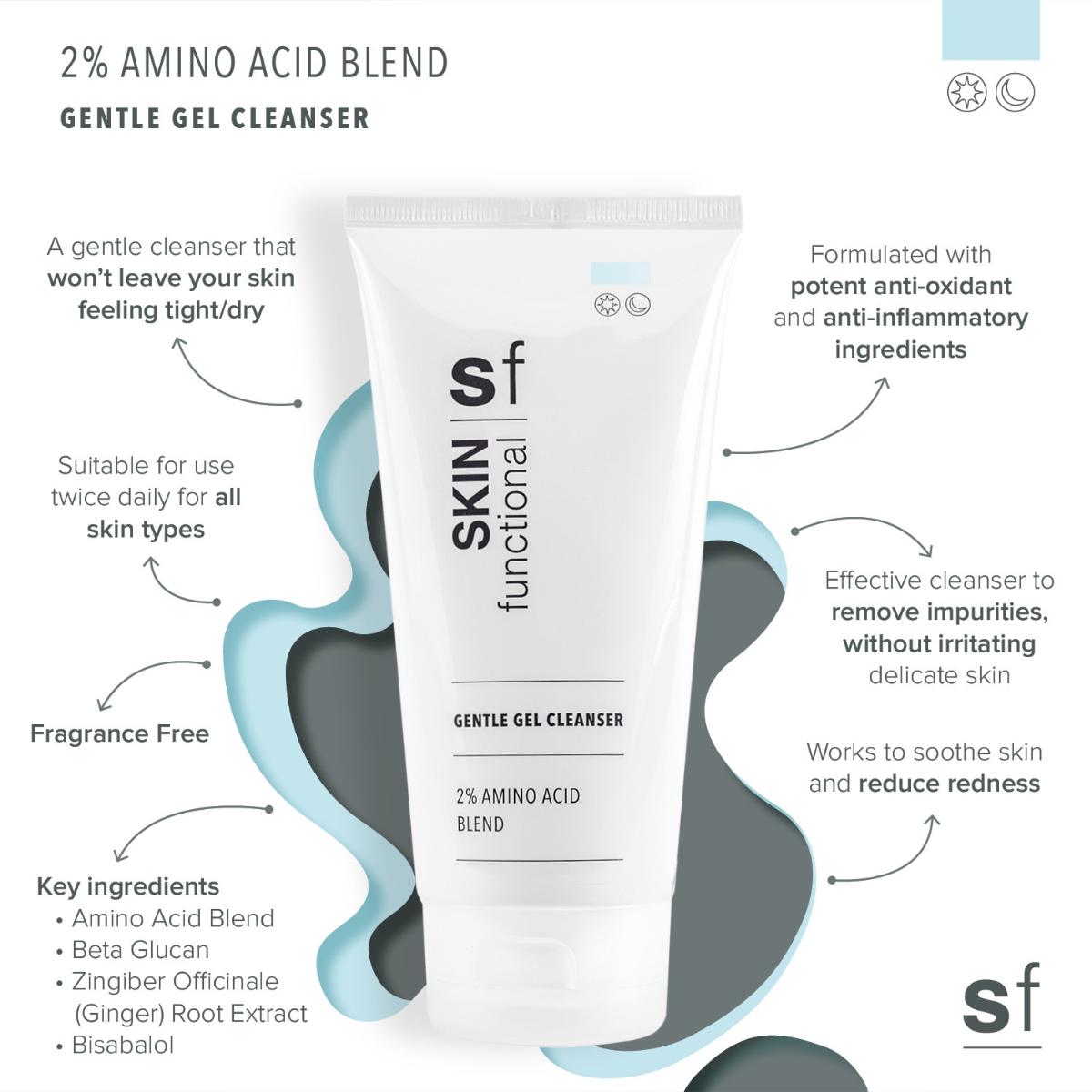 Skin Functional - Gentle Gel Cleanser | 2% Amino Acid Blend