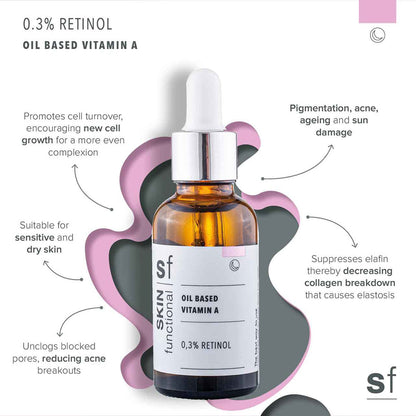 Skin Functional - Oil Based Vitamin A | 0,3% Retinol | 30ml