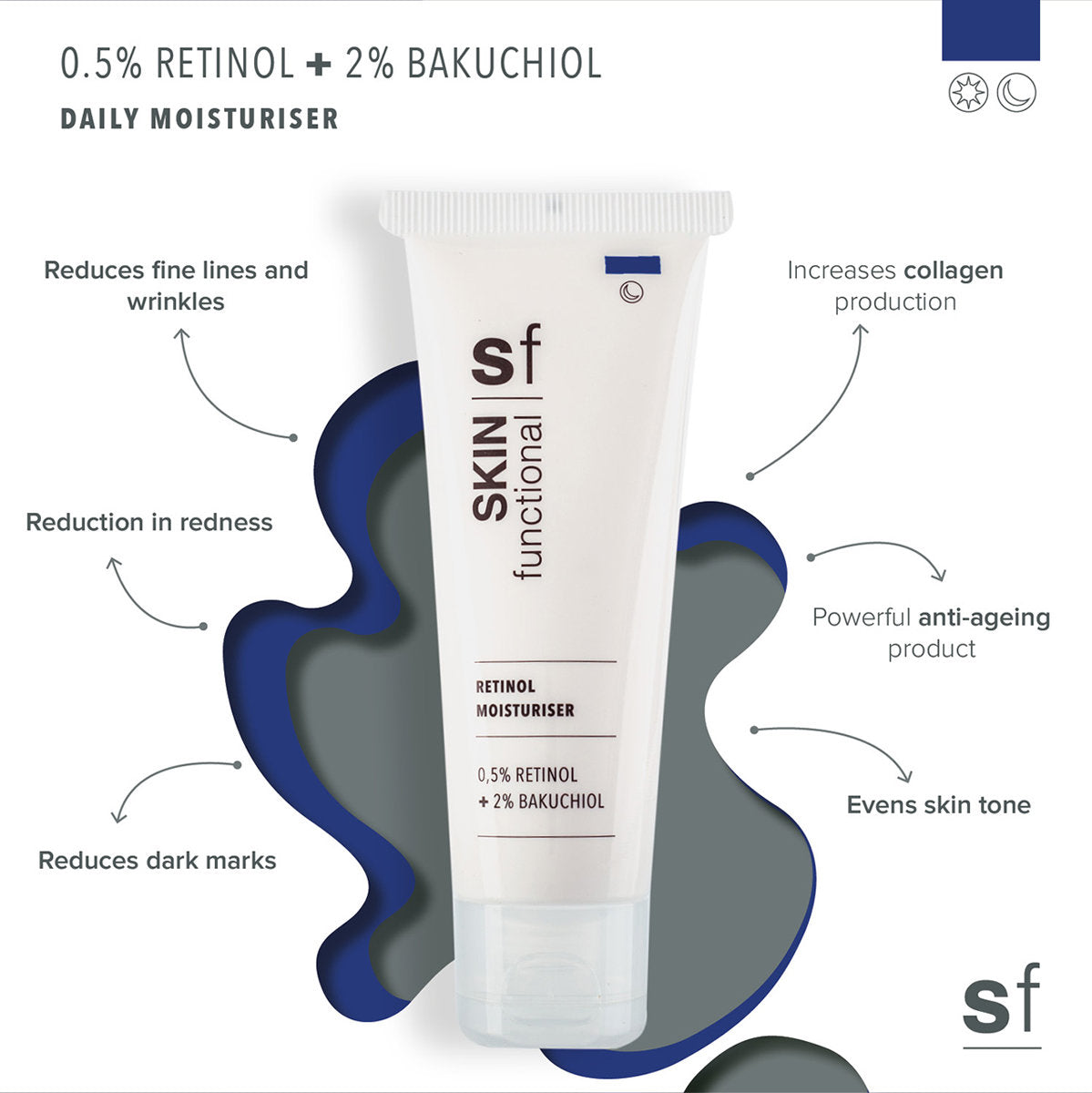 Skin Functional - Retinol Moisturiser | 0,5% Retinol + 2%