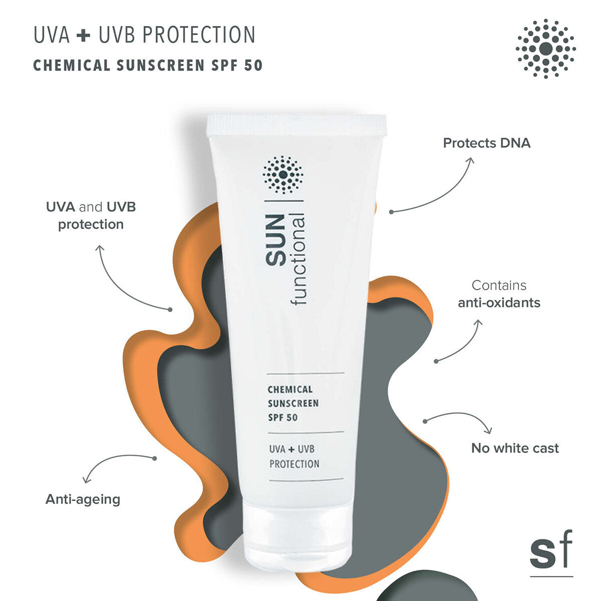 Skin Functional Sunscreen SPF50 (UVA and UVB) - KolorzOnline