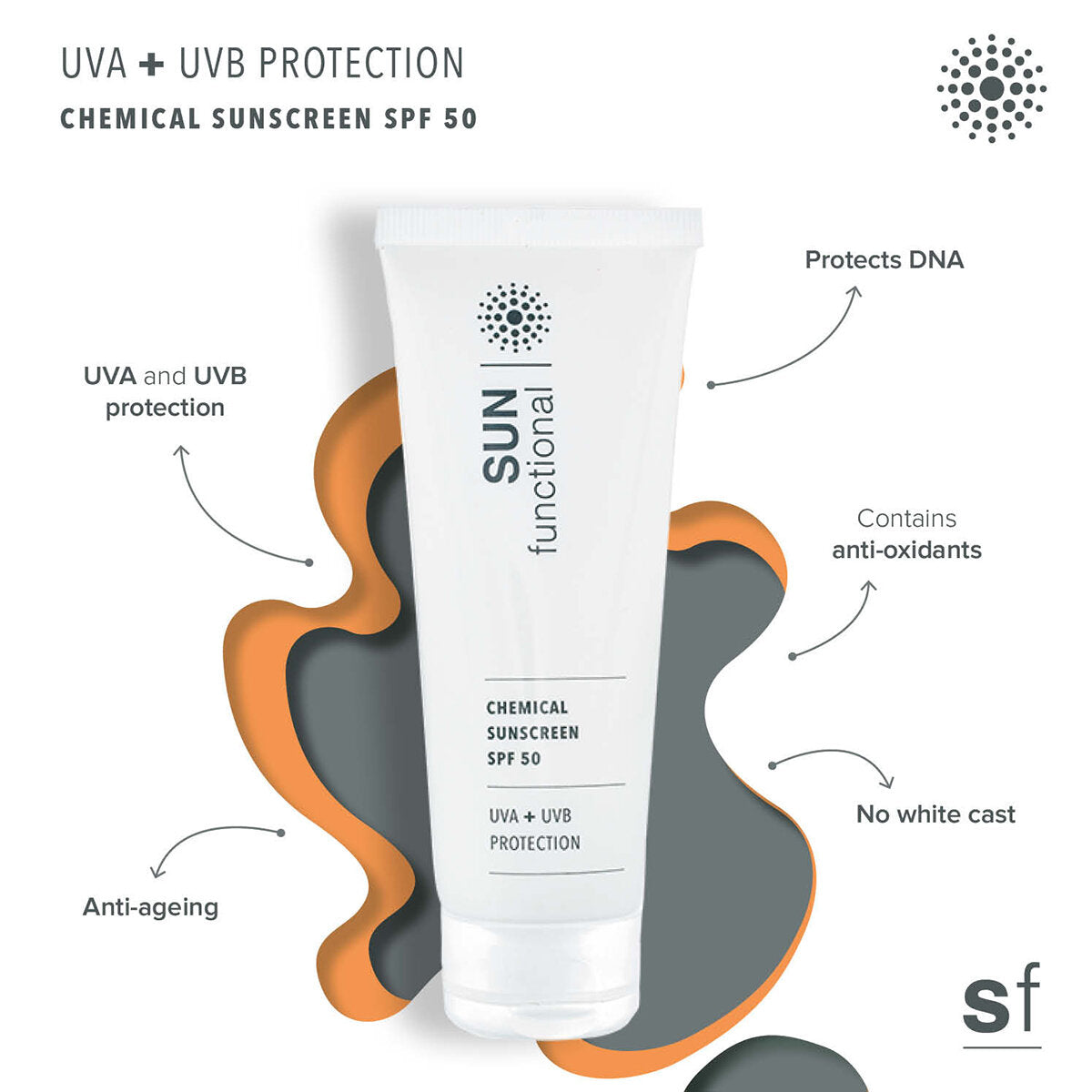 Skin Functional - SPF50 Chemical Sunscreen | UVA and UVB