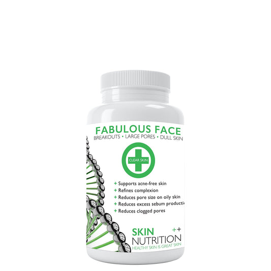 Skin Nutrition - Fabulous Face 60 Capsules | Breakouts | Large Pores - KolorzOnline