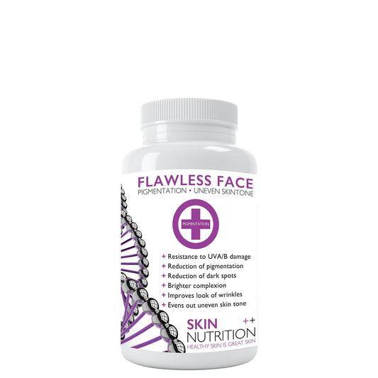 Skin Nutrition - Flawless Face 60 Capsules | Pigmentation | Uneven Skin Tone - KolorzOnline