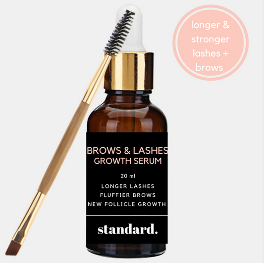 Standard Beauty - Lash & Brow Growth Serum + Brush - KolorzOnline