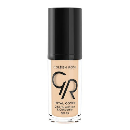 TOTAL COVER 2in1 Foundation & Concealer - 01 Porcelain